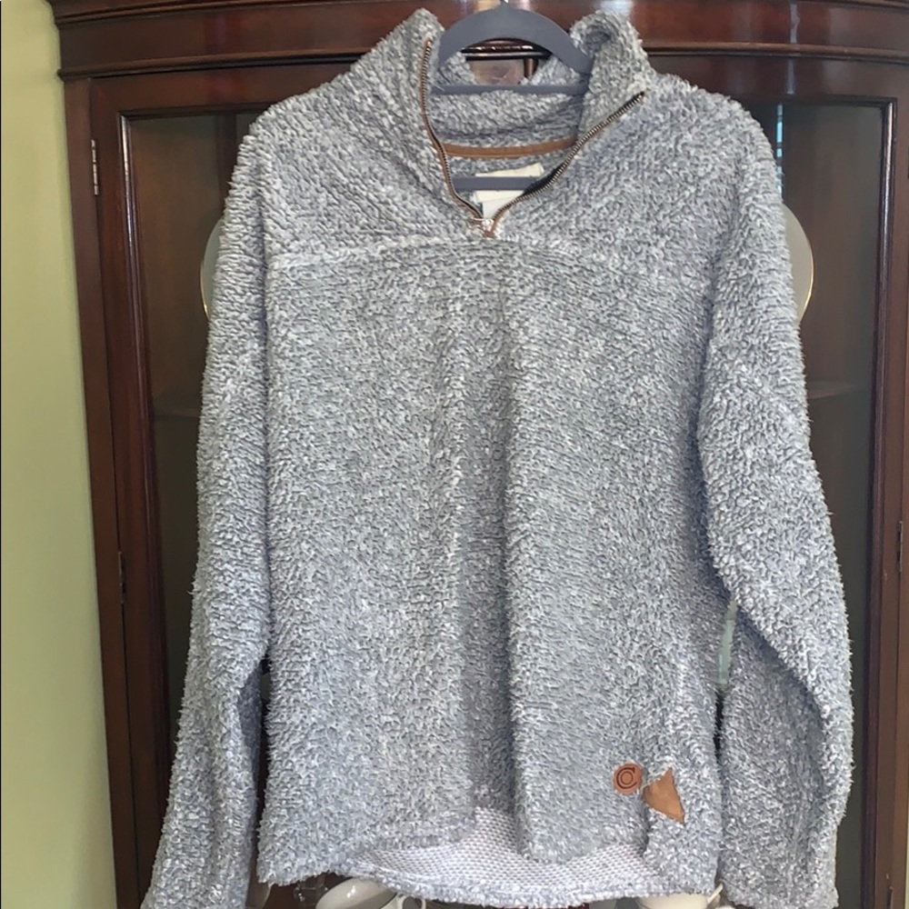 Oversized Sherpa Pullover